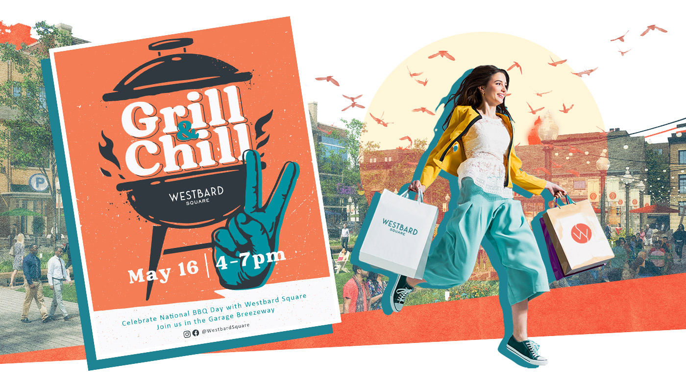 Join us for Grill and Chill on May 16th from 4-7pm!
